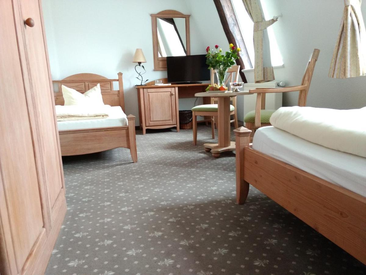 Lindenhof / Gastehaus An Der Teufelsmauer Hotel Thale Ngoại thất bức ảnh